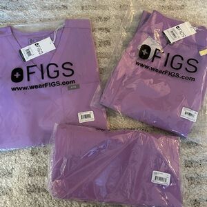 FIGS Wild Iris Scrub Set S